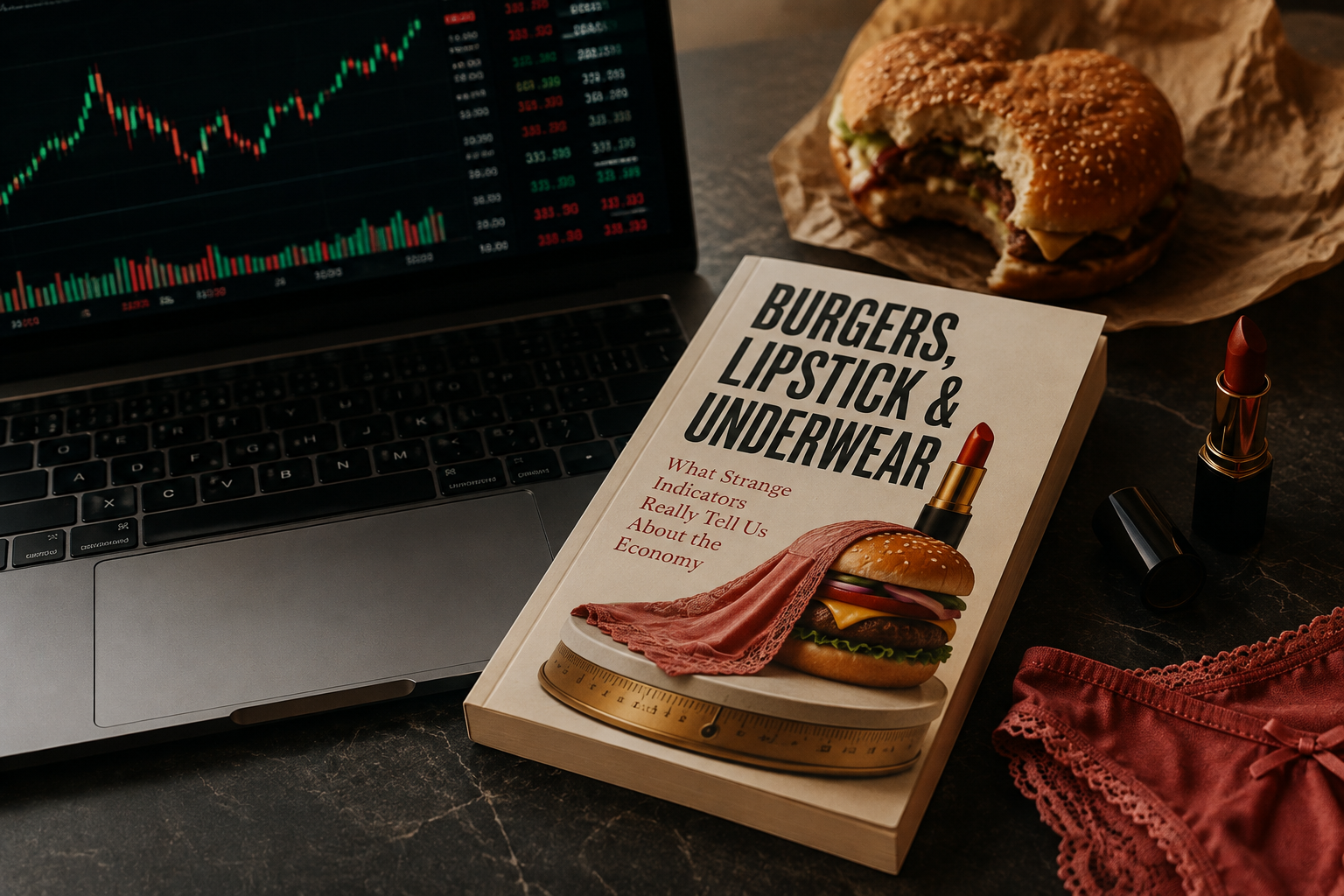 Cover of Burgers, Lipstick & Underwear
